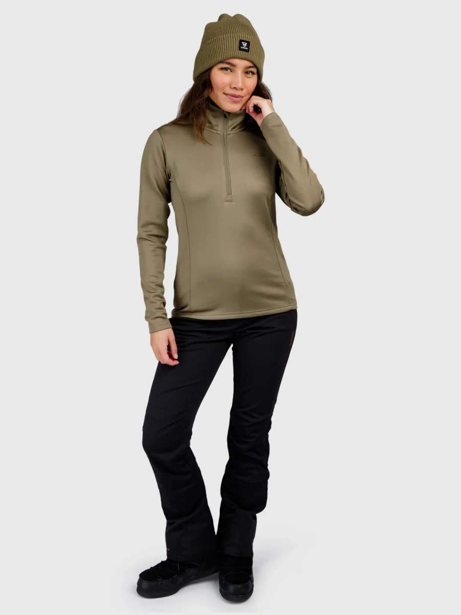 Heronne Women Fleece | Dusky Green - Afbeelding 6