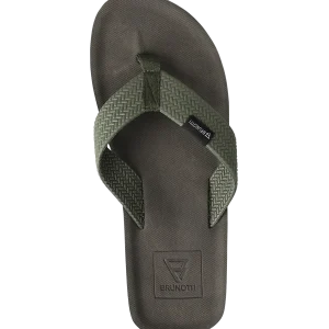 Algheri Men Flip Flops | Pine Green