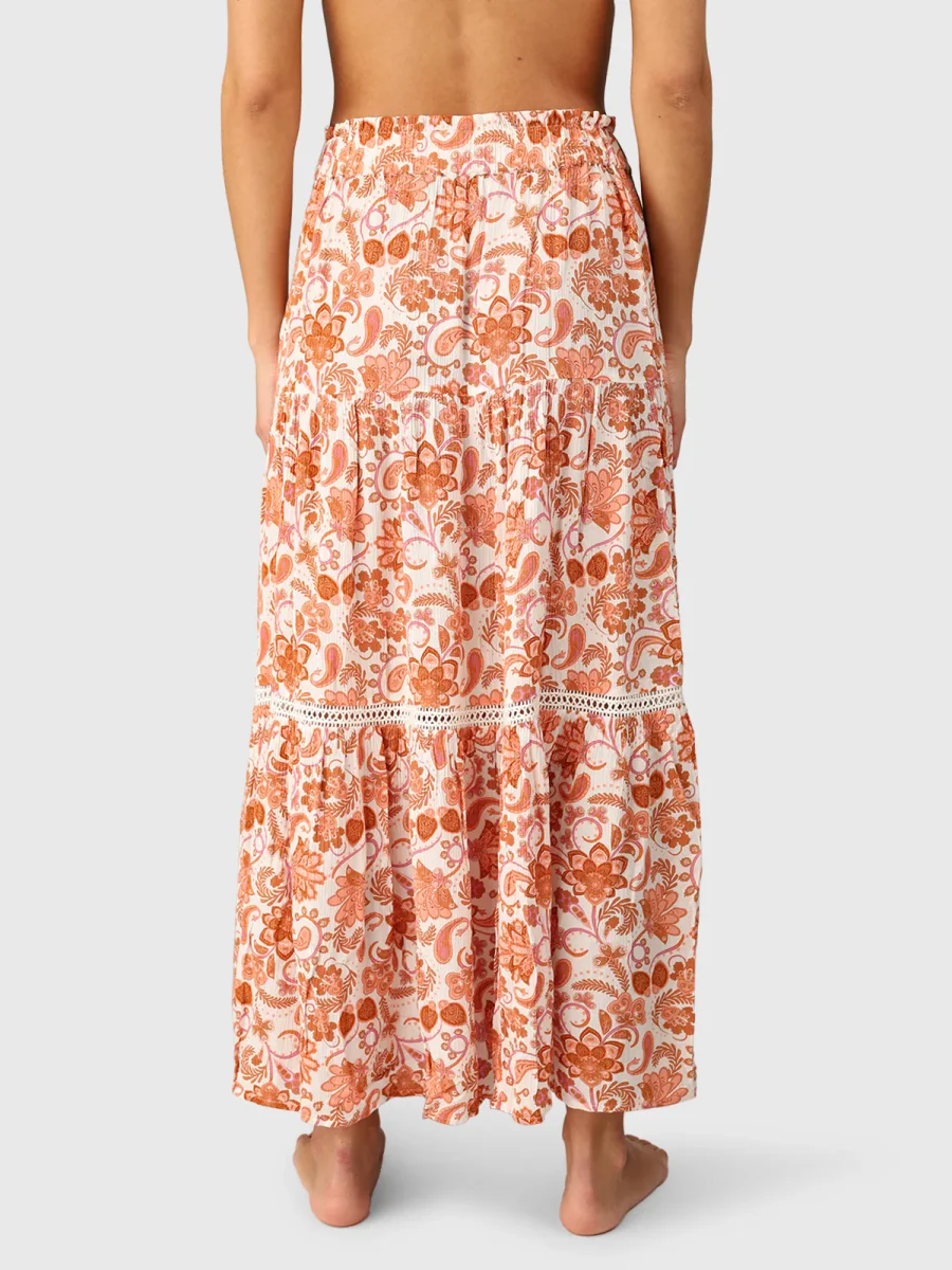 Romya-Paisley Women Skirt | Snow - Afbeelding 5