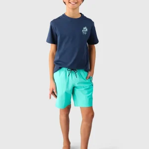 Cestery Boys Swim Shorts | Caribean Green