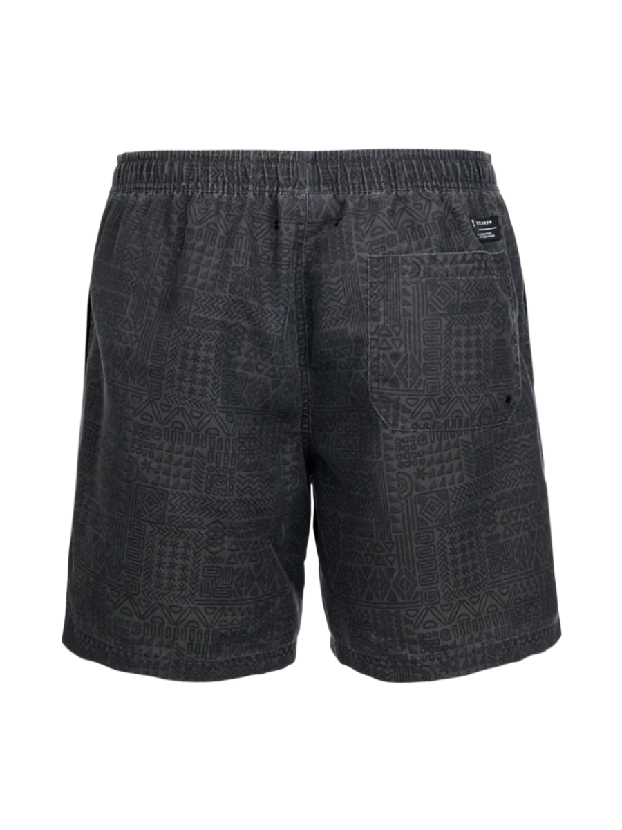 Helios-Print Men Swim Shorts | Black - Afbeelding 9